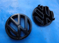 Preview: schwarzes Emblem für Frontgrill  VW Golf 2 von 87-92