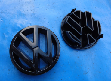 schwarzes Emblem für Frontgrill  VW Golf 2 von 87-92