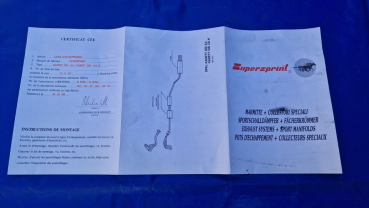 Supersprint Endschalldämpfer Opel Kadett E 2.0 u GSI  2x70 DTM gebörtelt