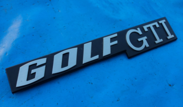 Schriftzug Heckklappe VW Golf 1 GTI