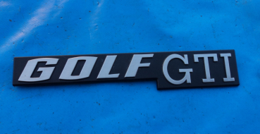 Schriftzug Heckklappe VW Golf 1 GTI