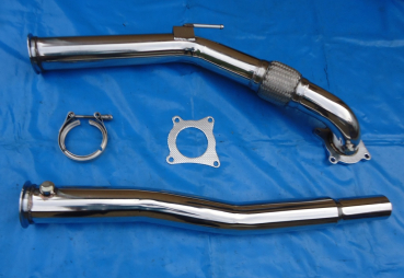 Downpipe Edelstahl ohne Kat VW Scirocco 3