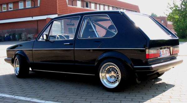 VW Golf 1 u Cabrio Chromschwellerleisten